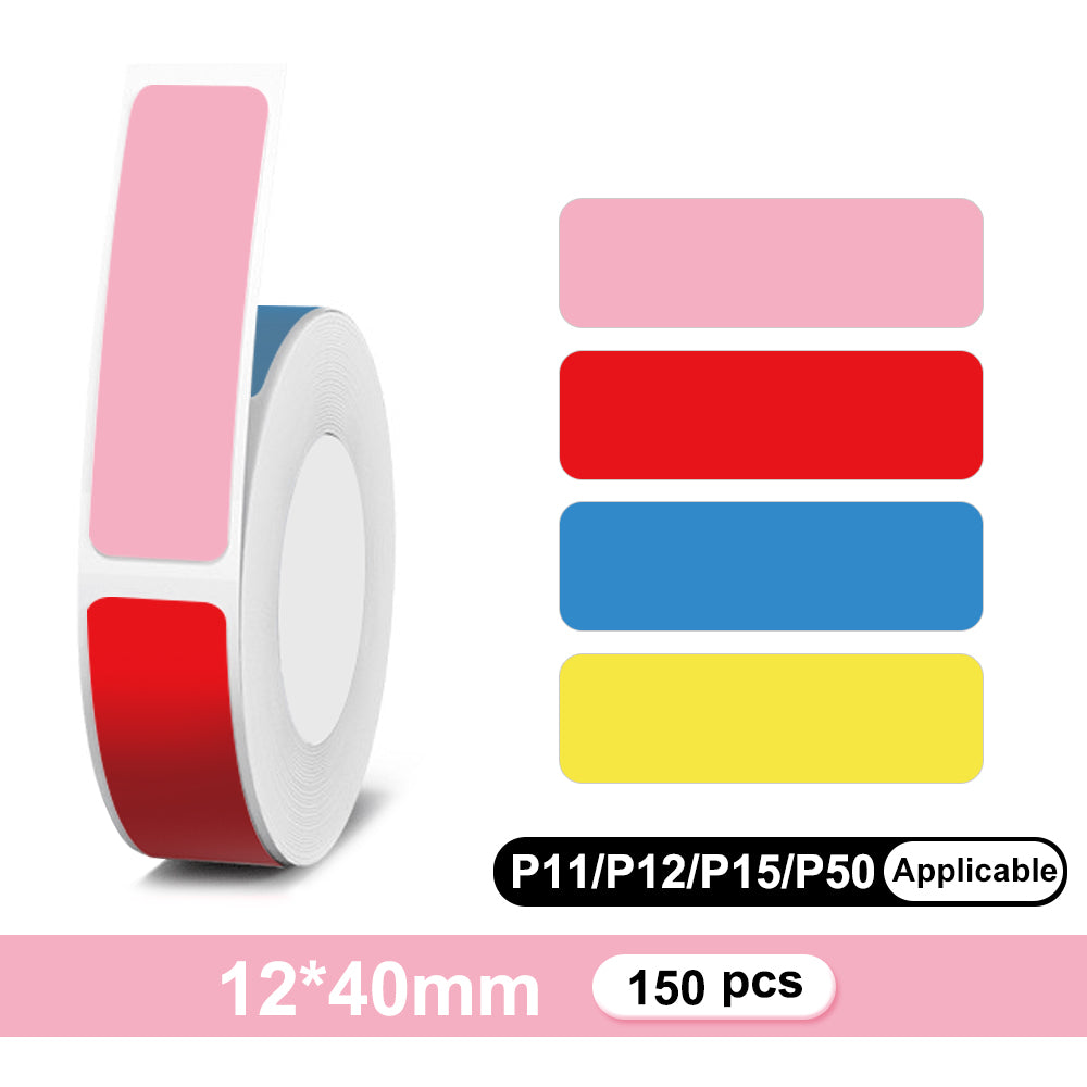 High quality multi-color stickers 12mm×40mm