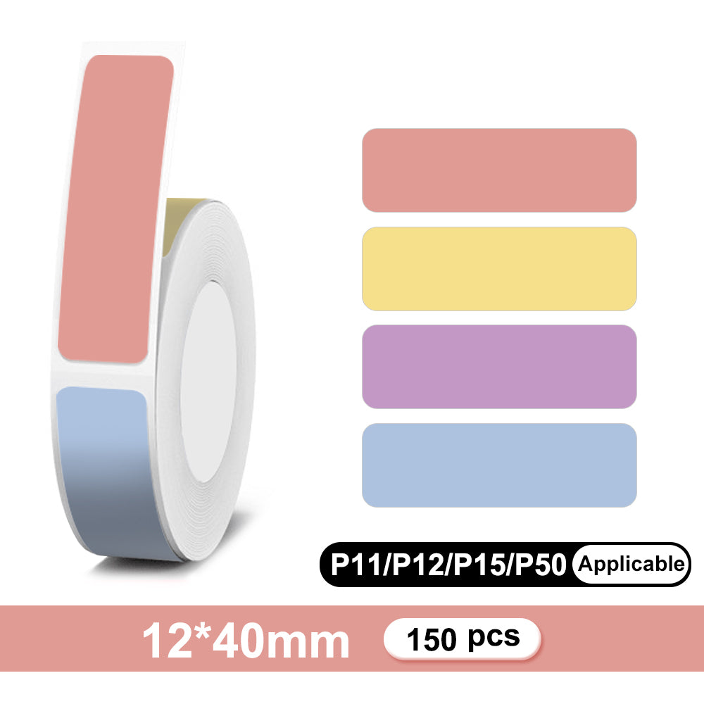 High quality multi-color stickers 12mm×40mm