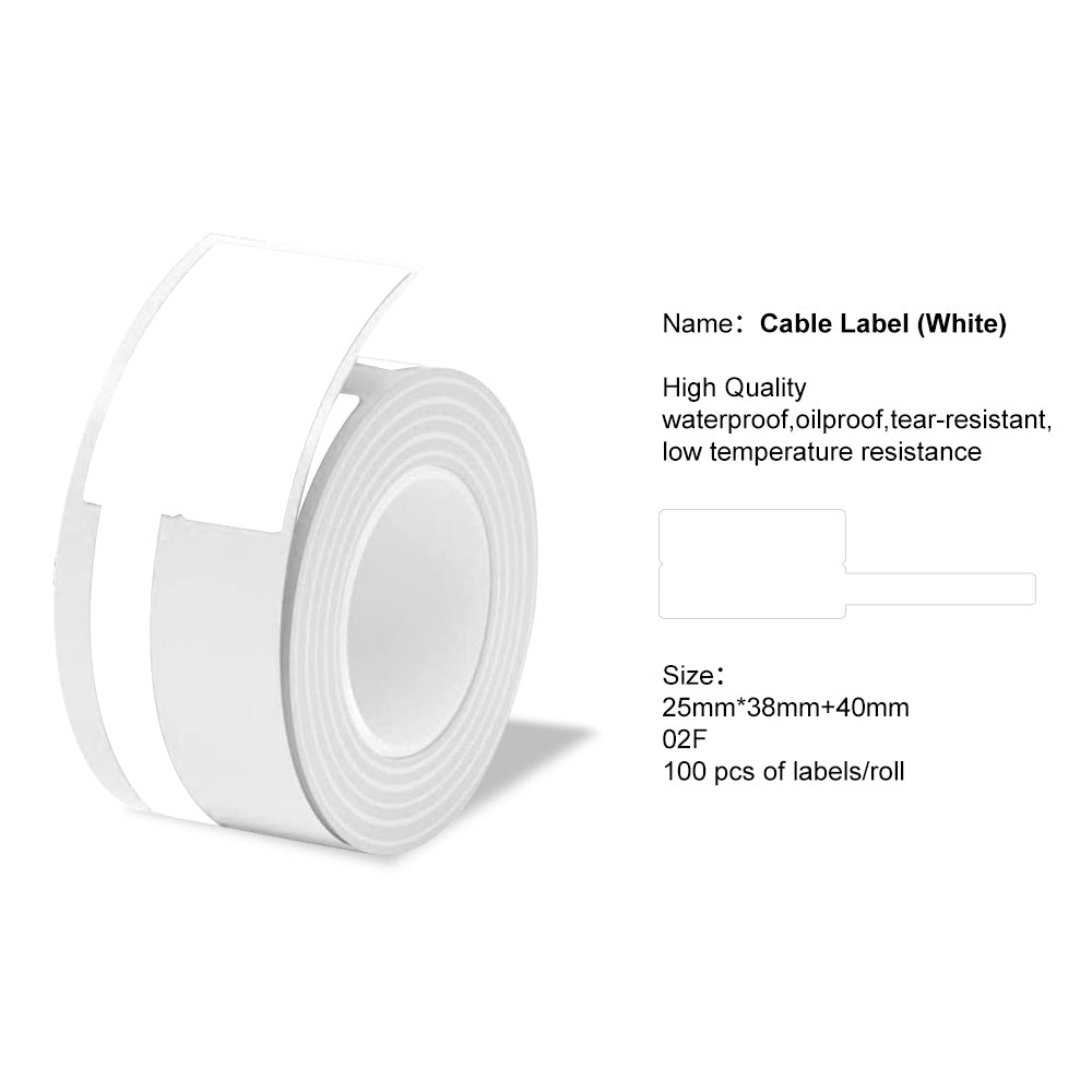 High quality  cable label25mm×38mm+40mm